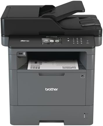 Brother MFC‐L5705DW Business Monochrome Laser All‐in‐One Printer, MFCL57000DW Value Version (MFCL5705DW), Grey