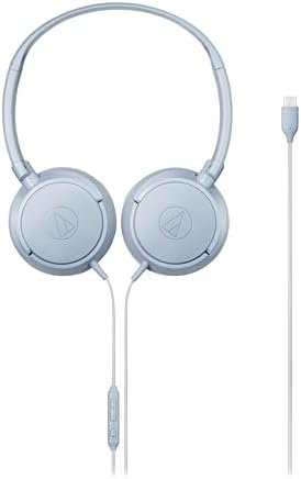 Audio-Technica ATH-S120C-GY USB-C Headphones, Gray