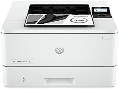 HP Laserjet Pro 4001n Black & White Printer (Renewed)