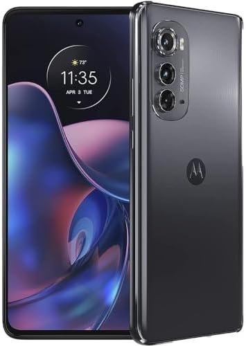 Motorola Moto Edge | 2022 | 2-Day Battery | US Version | 6/128GB | 50MP Camera | Mineral Gray (Unlocked) (Renewed)