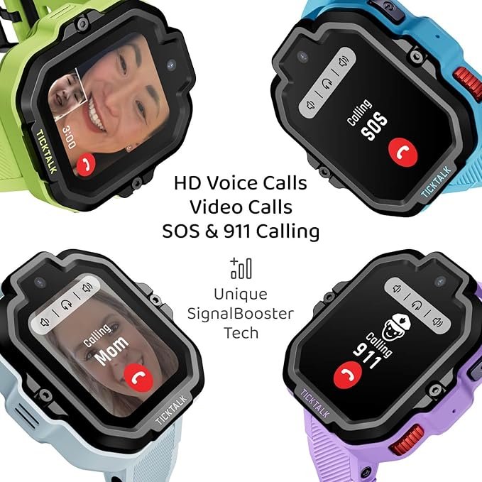 Child wearing TickTalk5 Smart Watch for safety and communication